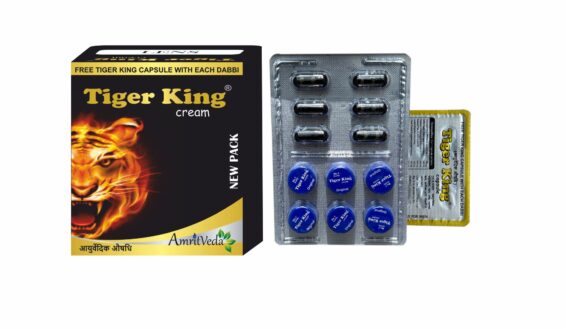 Tiger king cream 6 Dibbi New Pack (pack of 2) with Tiger king capsule 12 free
